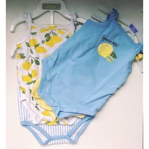 Lemon Onesie (4 pack)